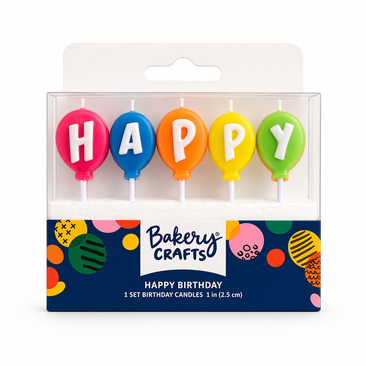 Velas Happy Birthday para Pastel