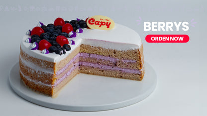 Pastel Tres Leches de Frutos del Bosque
