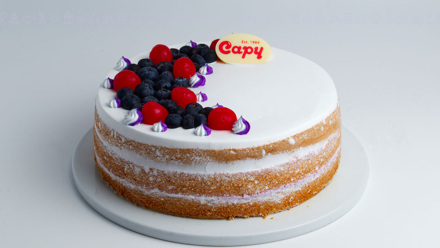 Pastel Tres Leches de Frutos del Bosque