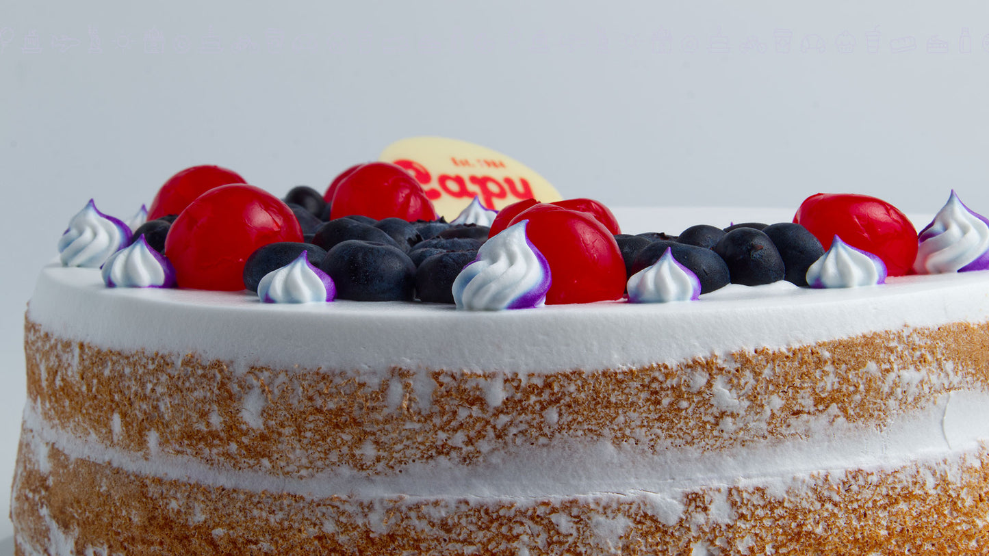 Pastel Tres Leches de Frutos del Bosque