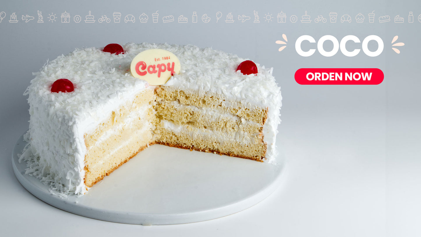 Pastel Tres Leches de Coco