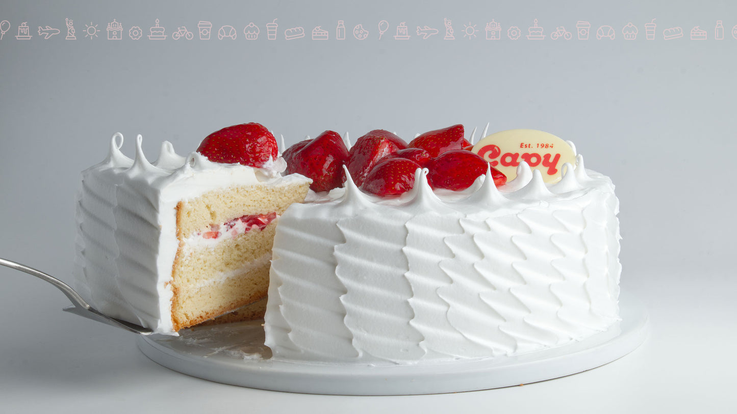 Pastel Tres Leches de Fresa
