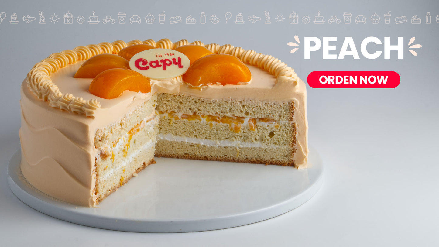 Pastel Tres Leches de Durazno