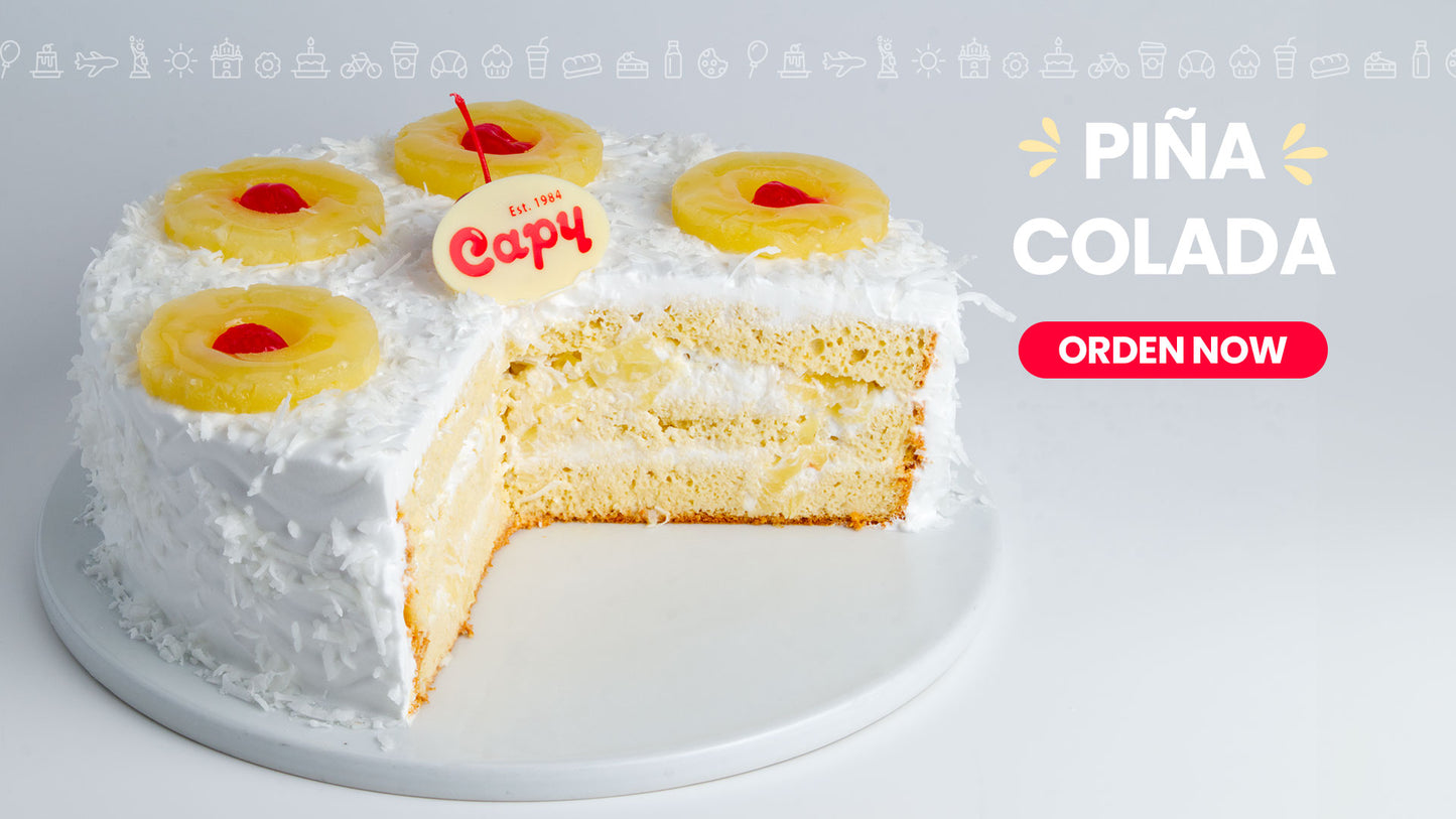 Pastel Tres Leches de Piña Colada