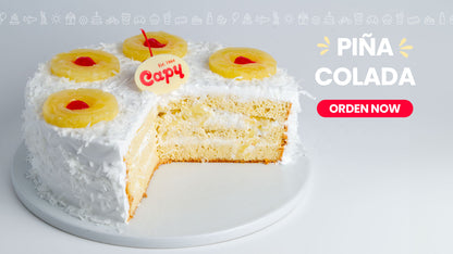 Pastel Tres Leches de Piña Colada